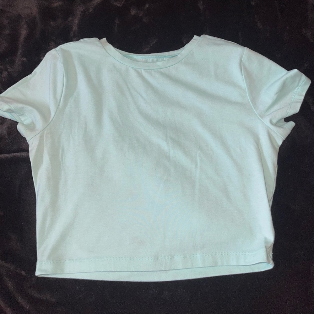 Mint Green Crop Top